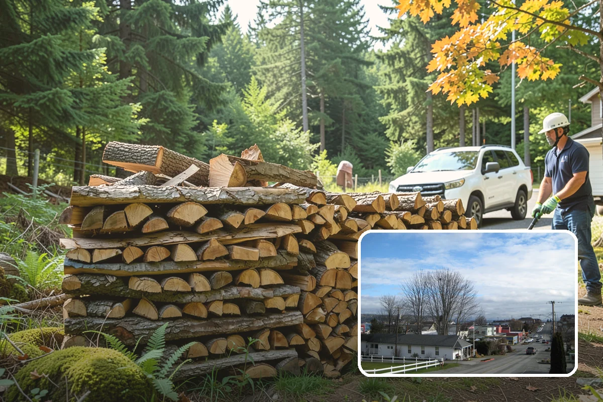 Firewood Recycling in Langley, Island County, WA - Keeps usable wood out of the landfill