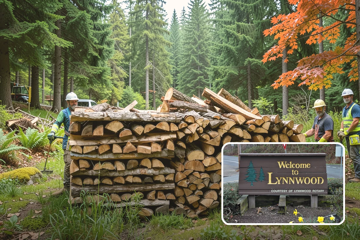 Firewood Recycling in Lynnwood, Snohomish County, WA - Keeps usable wood out of the landfill