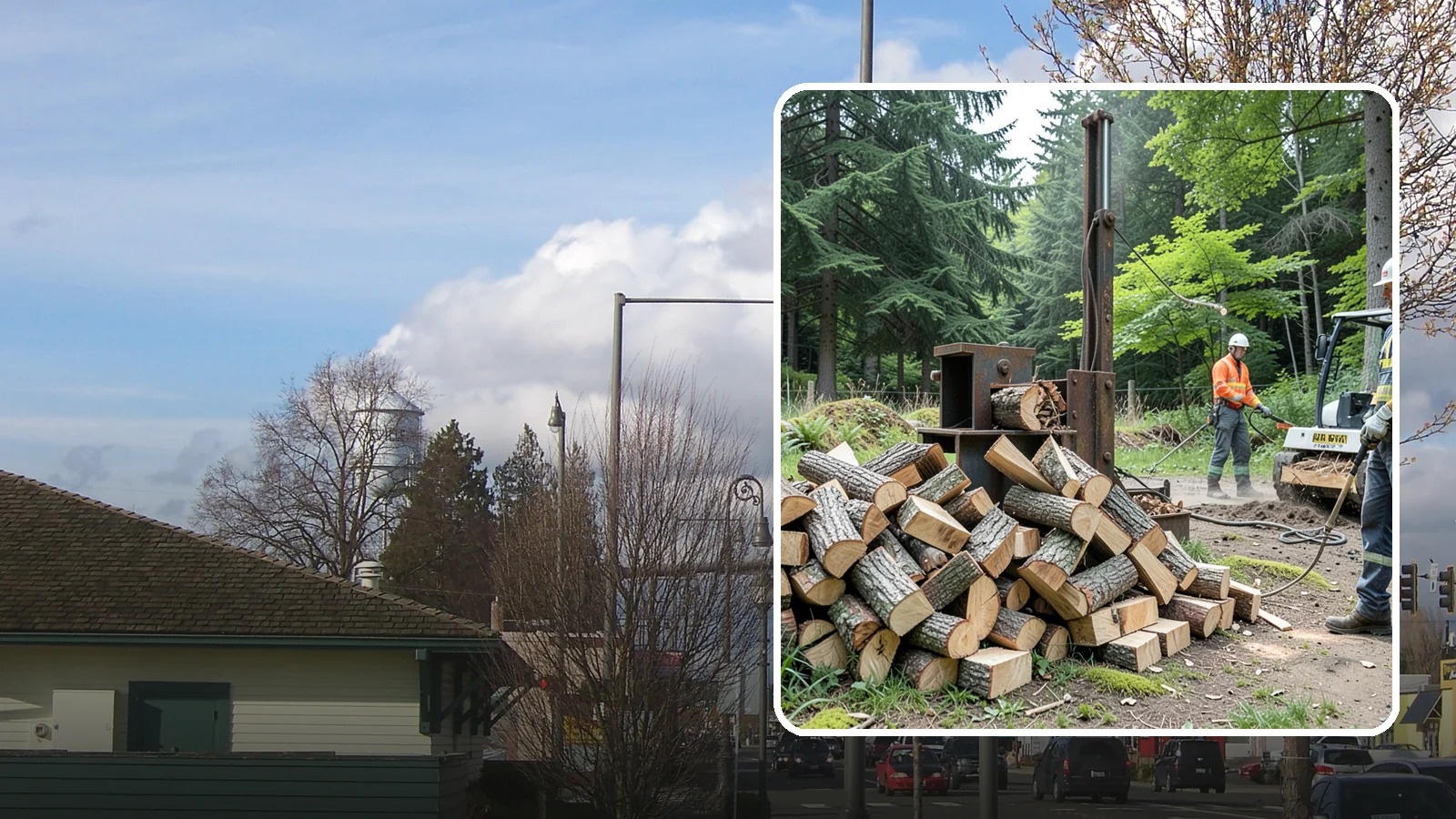 Firewood Recycling in Marysville, Snohomish County, WA - We recover and recycle wood waste into usable firewood instead of sending it to the landfill.