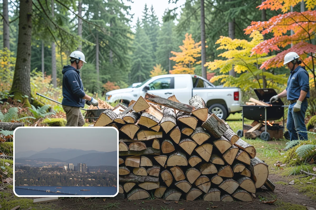 Firewood Recycling in Medina, King County, WA - Keeps usable wood out of the landfill