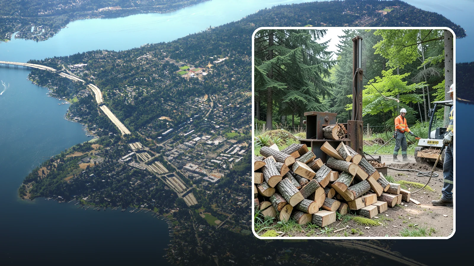 Firewood Recycling in Mercer Island, King County, WA - We recover and recycle wood waste into usable firewood instead of sending it to the landfill.