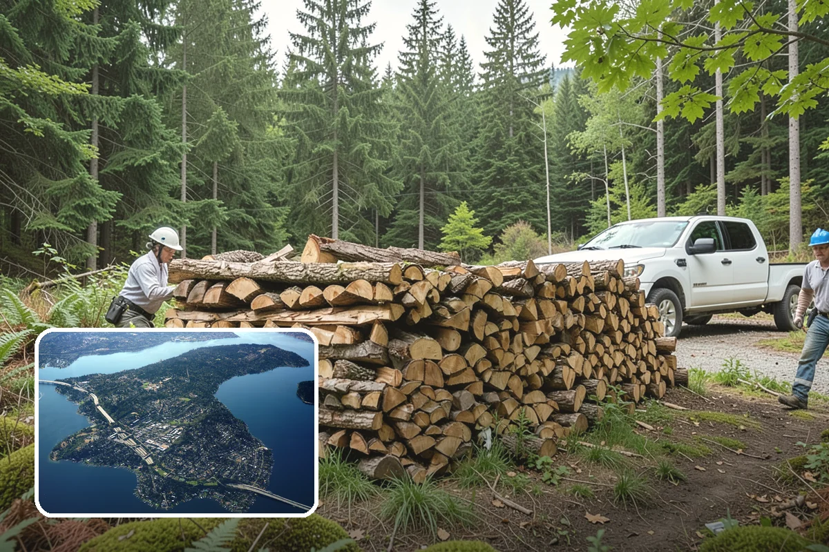 Firewood Recycling in Mercer Island, King County, WA - Keeps usable wood out of the landfill