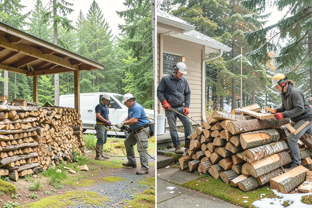 Firewood Recycling in Mercer Island, King County, WA - We evaluate your wood waste for reuse