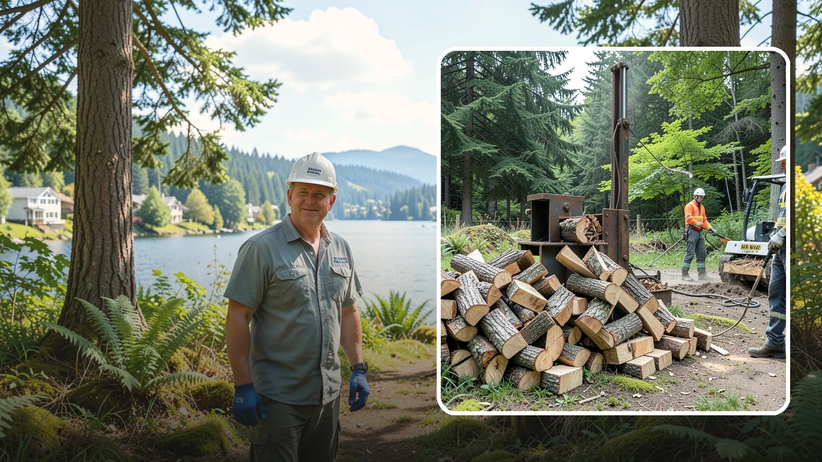 Firewood Recycling in Milton, King County, WA - We recover and recycle wood waste into usable firewood instead of sending it to the landfill.
