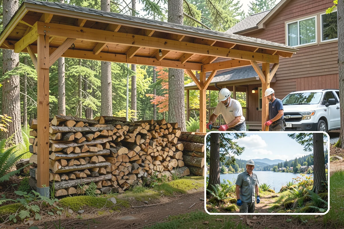 Firewood Recycling in Milton, King County, WA - Keeps usable wood out of the landfill