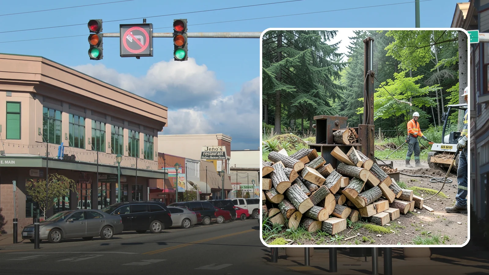Firewood Recycling in Monroe, Snohomish County, WA - We recover and recycle wood waste into usable firewood instead of sending it to the landfill.