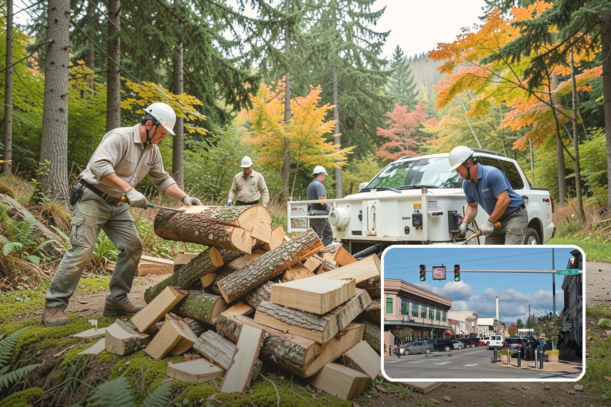 Firewood Recycling in Monroe, Snohomish County, WA - Keeps usable wood out of the landfill