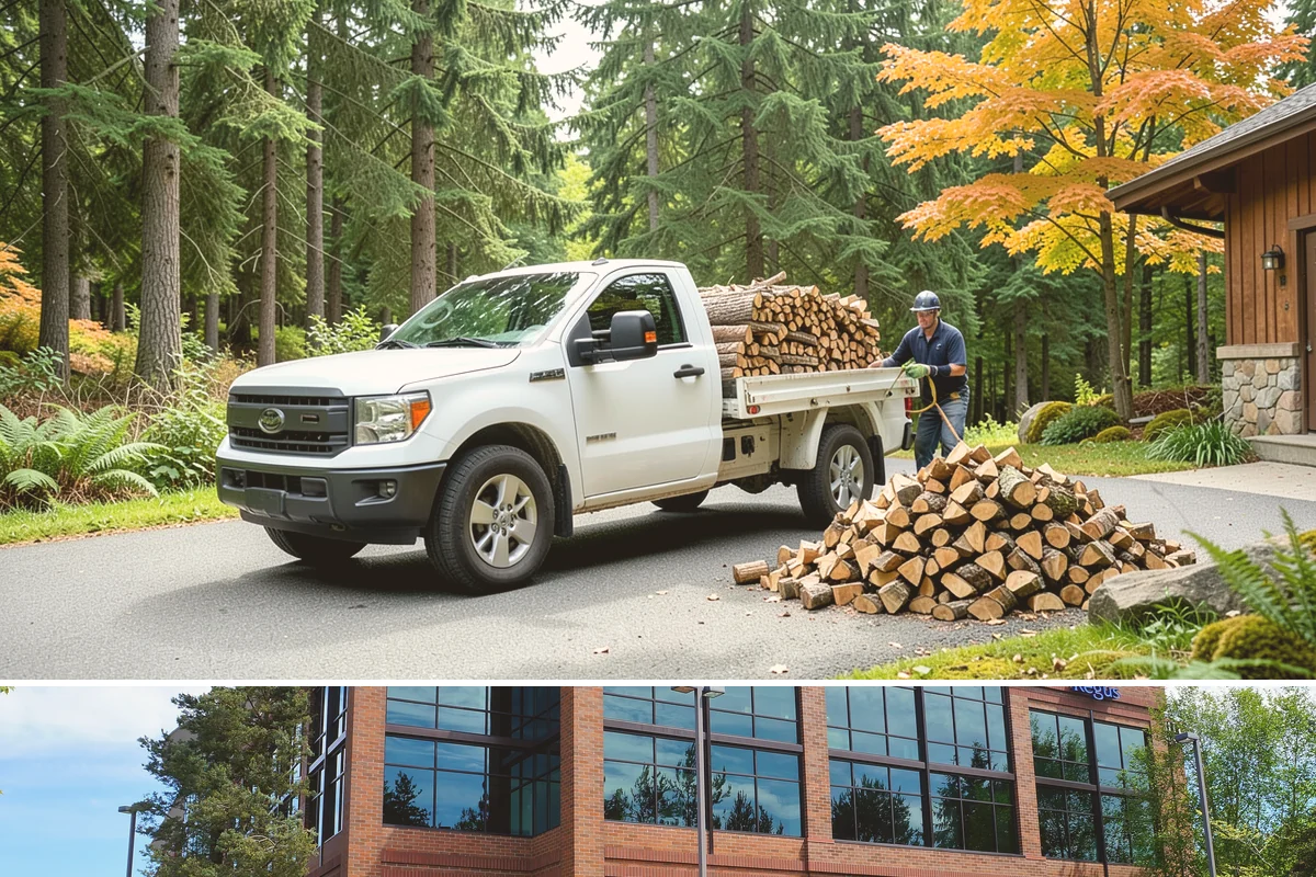 Firewood Recycling in Mountlake Terrace, WA - Recycling in spring cleanup season captures storm debris and gives recovered wood time to season.