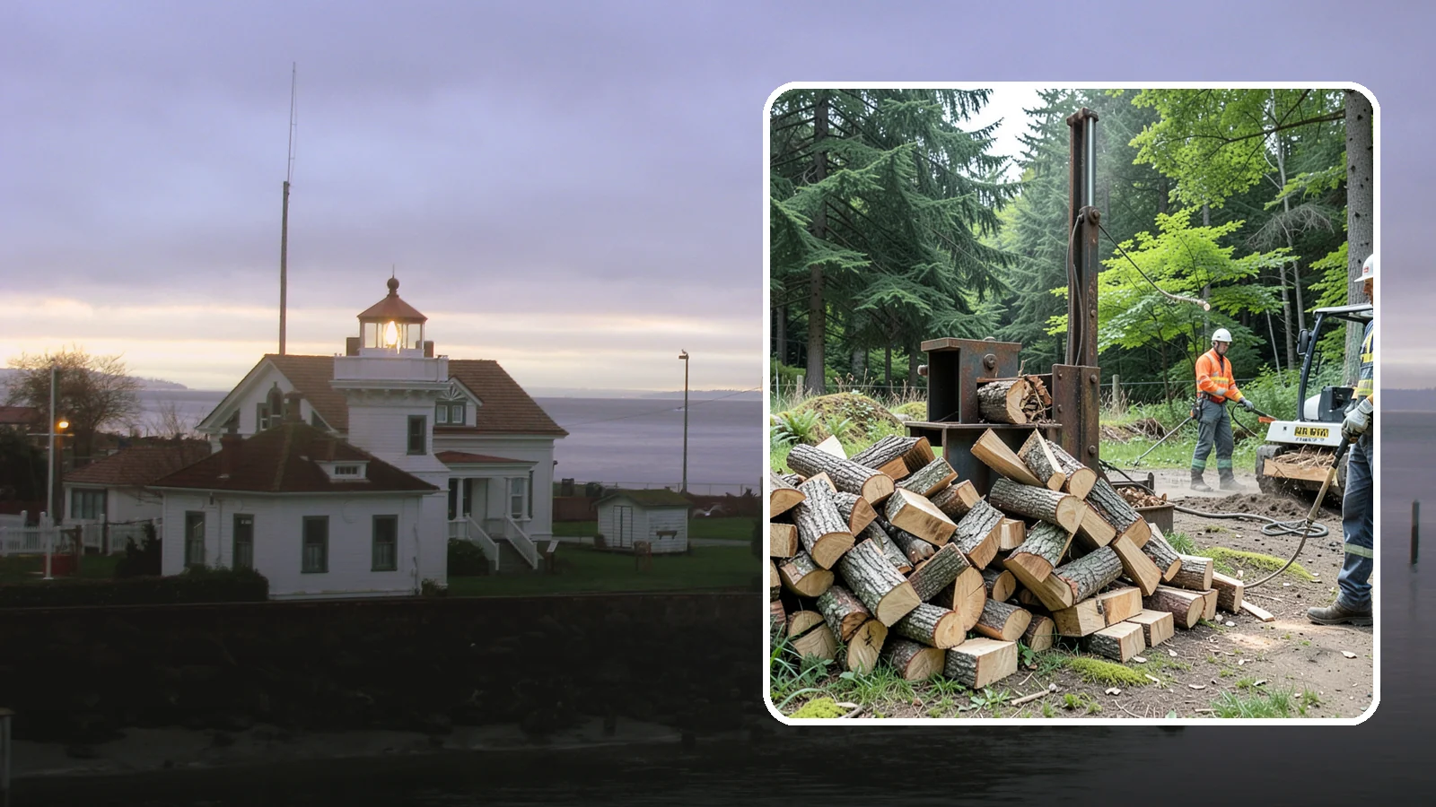 Firewood Recycling in Mukilteo, Snohomish County, WA - We recover and recycle wood waste into usable firewood instead of sending it to the landfill.
