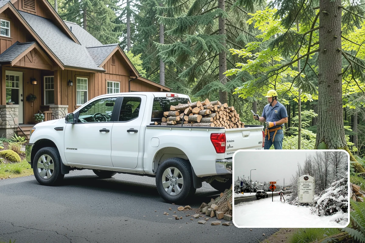Firewood Recycling in Newcastle, King County, WA - Keeps usable wood out of the landfill