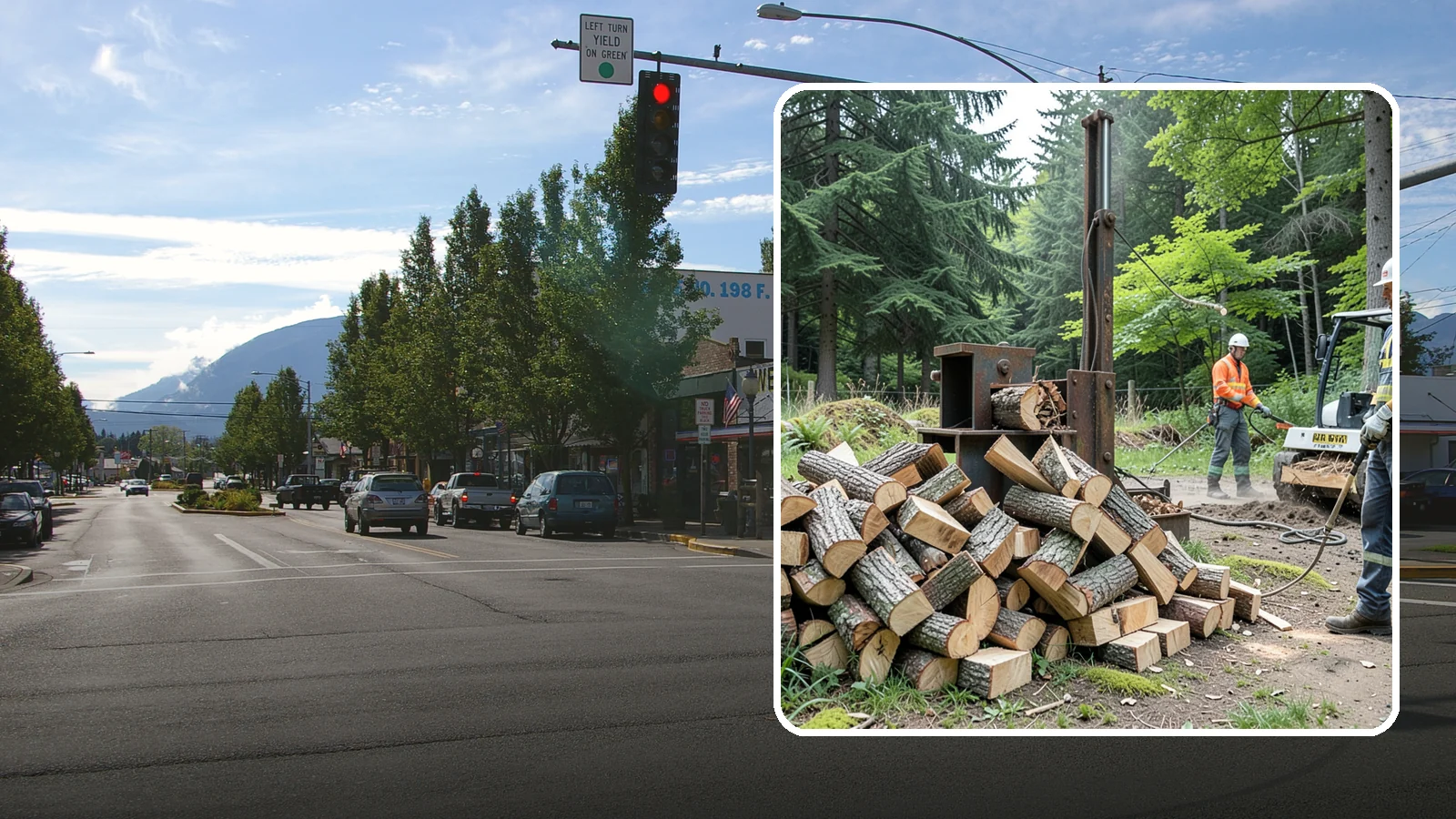 Firewood Recycling in North Bend, King County, WA - We recover and recycle wood waste into usable firewood instead of sending it to the landfill.