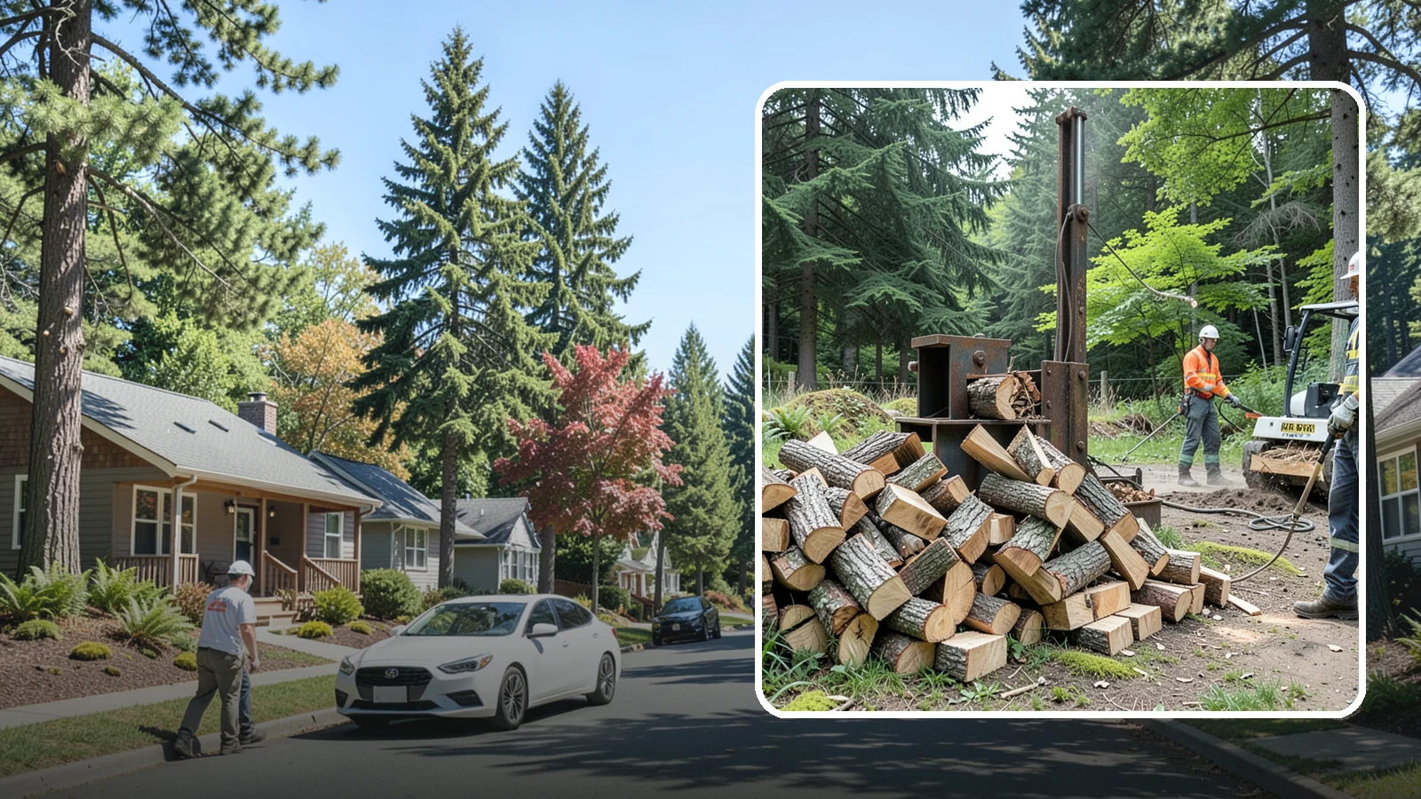 Firewood Recycling in Orting, Pierce County, WA - We recover and recycle wood waste into usable firewood instead of sending it to the landfill.
