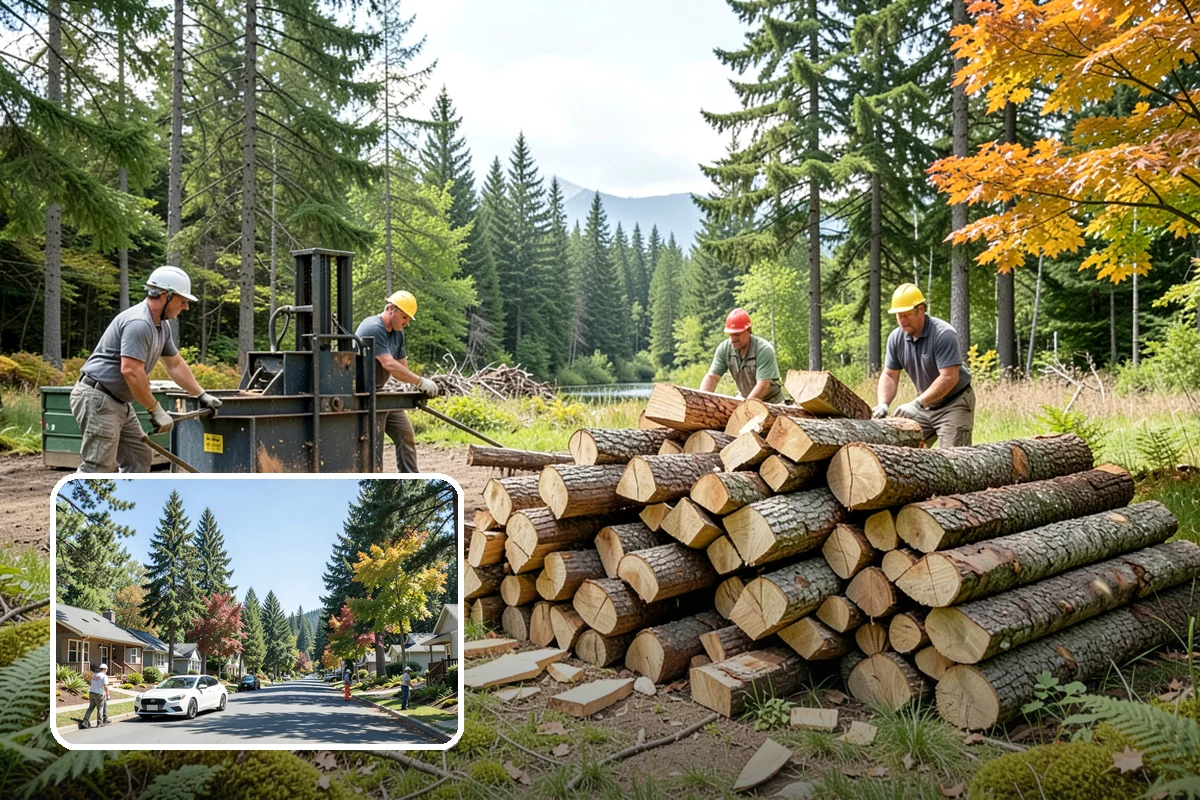 Firewood Recycling in Orting, Pierce County, WA - Keeps usable wood out of the landfill
