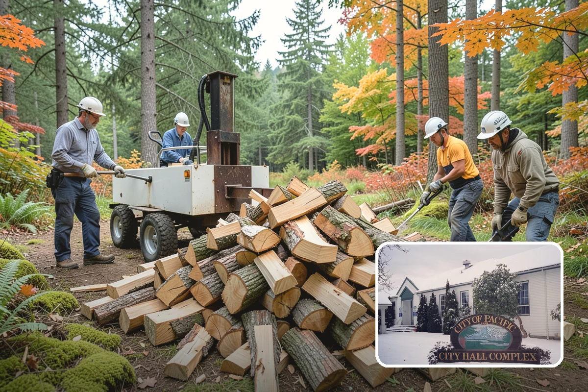 Firewood Recycling in Pacific, King County, WA - Keeps usable wood out of the landfill