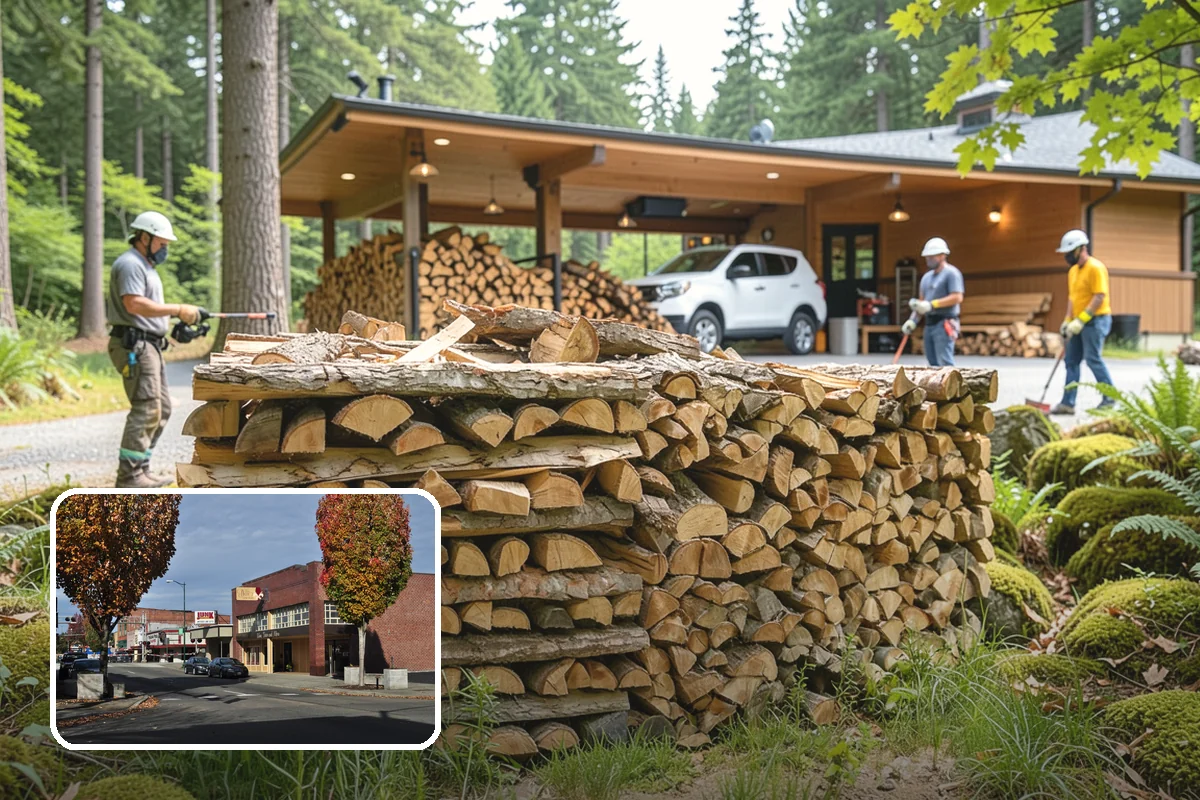 Firewood Recycling in Puyallup, Pierce County, WA - Keeps usable wood out of the landfill