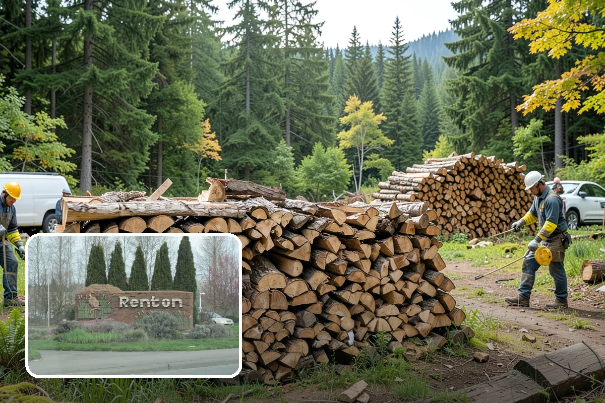 Firewood Recycling in Renton, King County, WA - Keeps usable wood out of the landfill