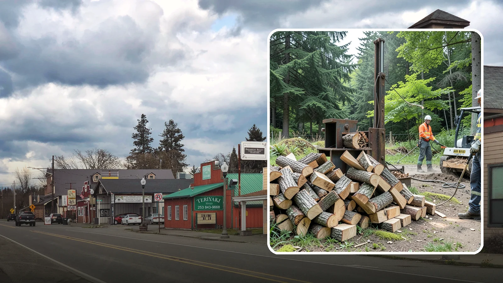 Firewood Recycling in Roy, Pierce County, WA - We recover and recycle wood waste into usable firewood instead of sending it to the landfill.