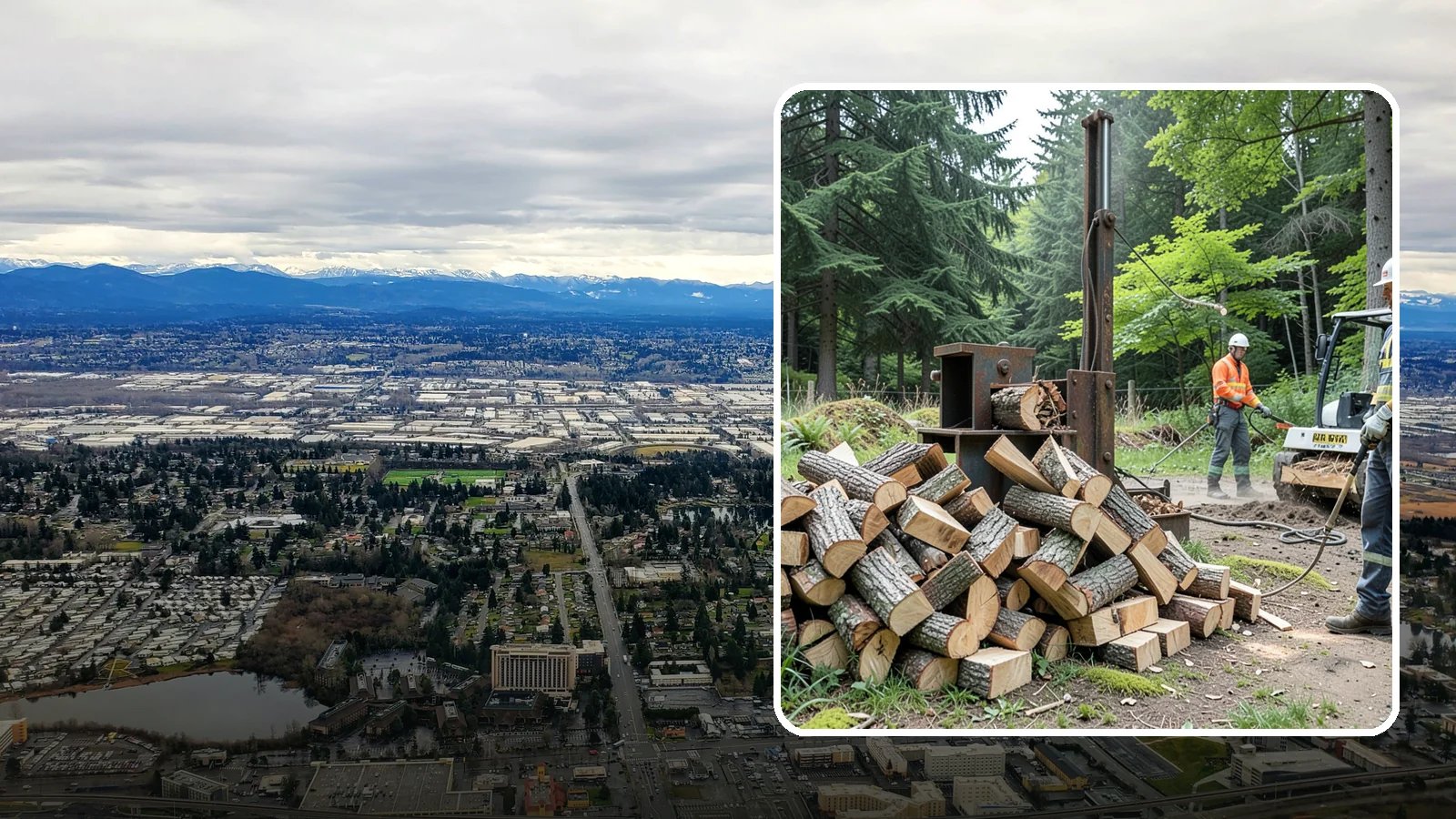 Firewood Recycling in SeaTac, WA - We recover and recycle wood waste into usable firewood instead of sending it to the landfill.