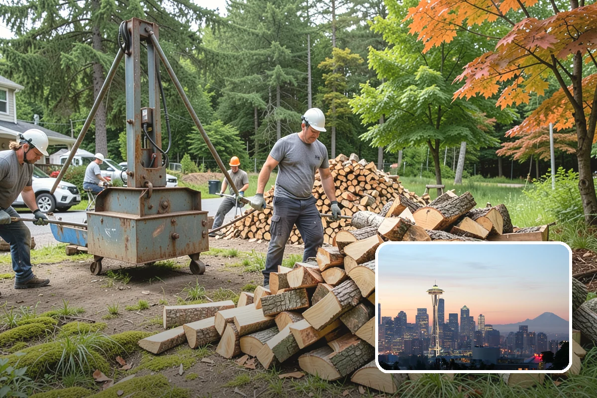 Firewood Recycling in Seattle, King County, WA - Keeps usable wood out of the landfill