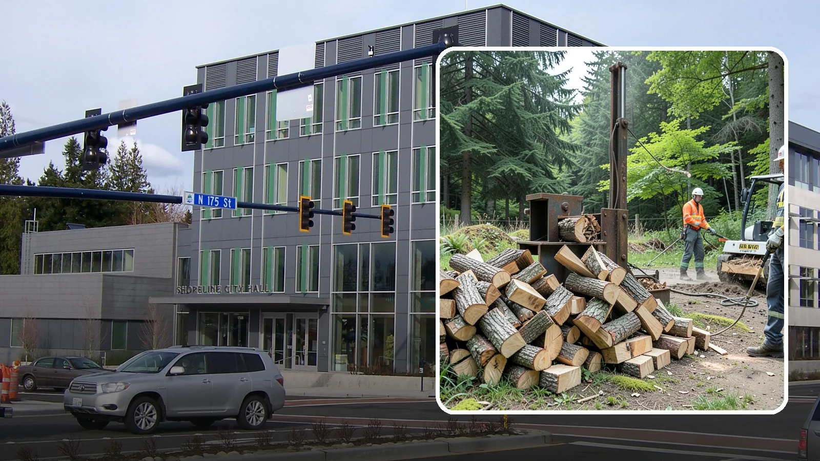 Firewood Recycling in Shoreline, King County, WA - We recover and recycle wood waste into usable firewood instead of sending it to the landfill.