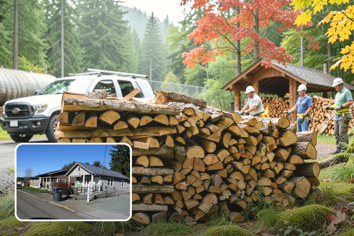 Firewood Recycling in South Prairie, Pierce County, WA - Keeps usable wood out of the landfill