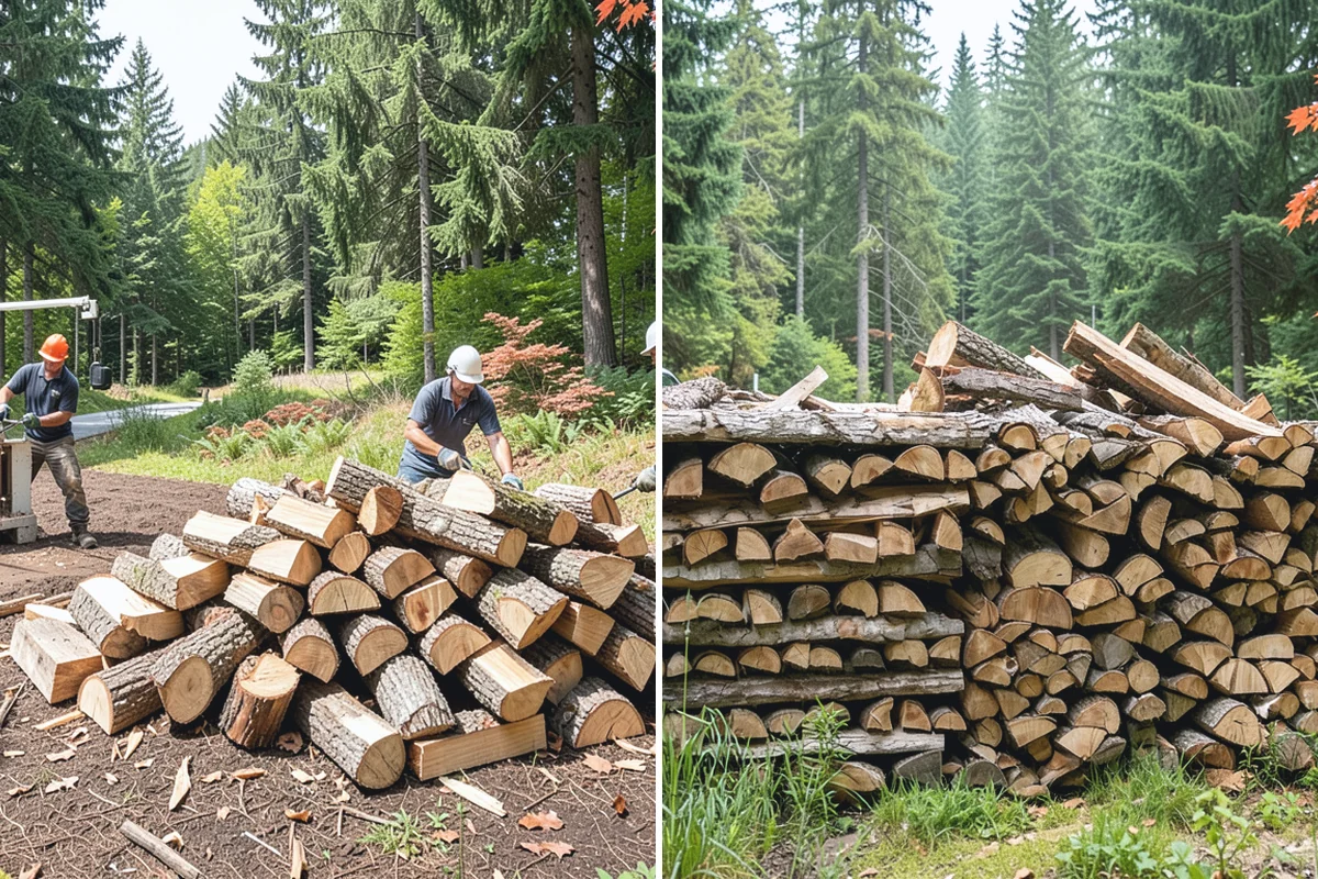 Firewood Recycling in South Prairie, Pierce County, WA - We evaluate your wood waste for reuse
