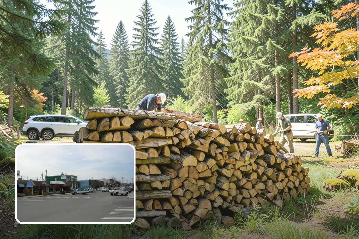 Firewood Recycling in Stanwood, Snohomish County, WA - Keeps usable wood out of the landfill