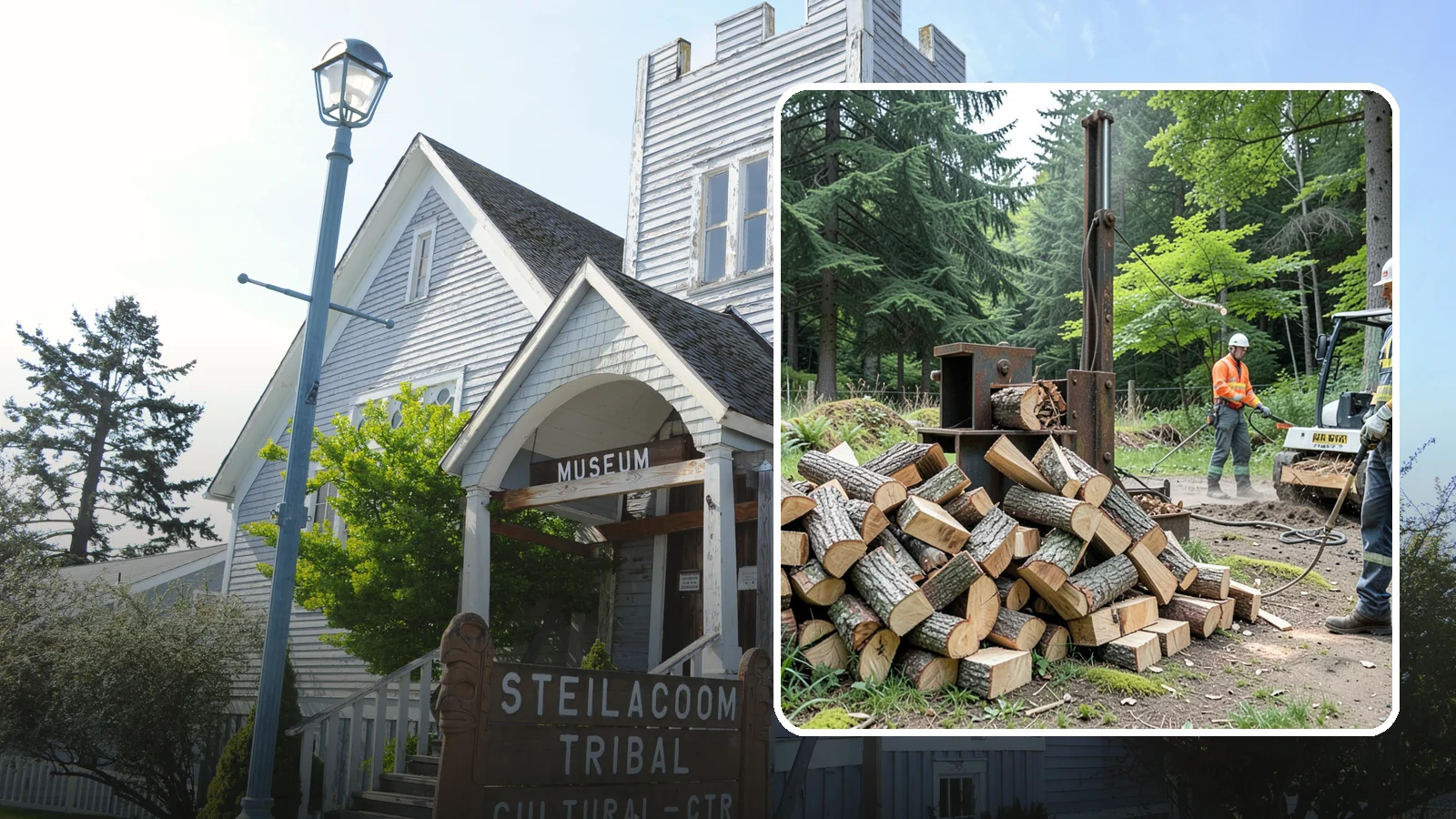 Firewood Recycling in Steilacoom, Pierce County, WA - We recover and recycle wood waste into usable firewood instead of sending it to the landfill.