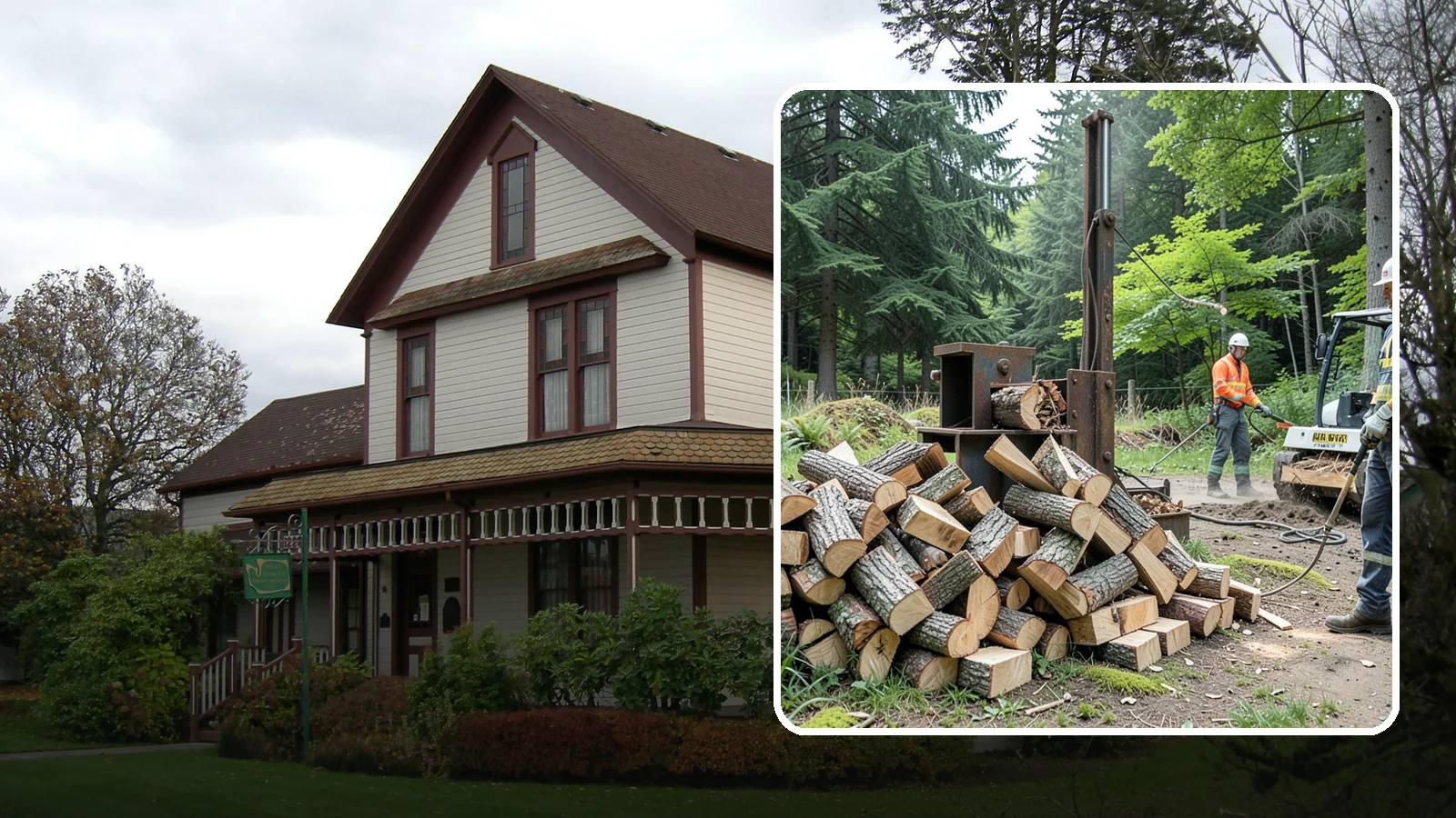 Firewood Recycling in Sumner, Pierce County, WA - We recover and recycle wood waste into usable firewood instead of sending it to the landfill.