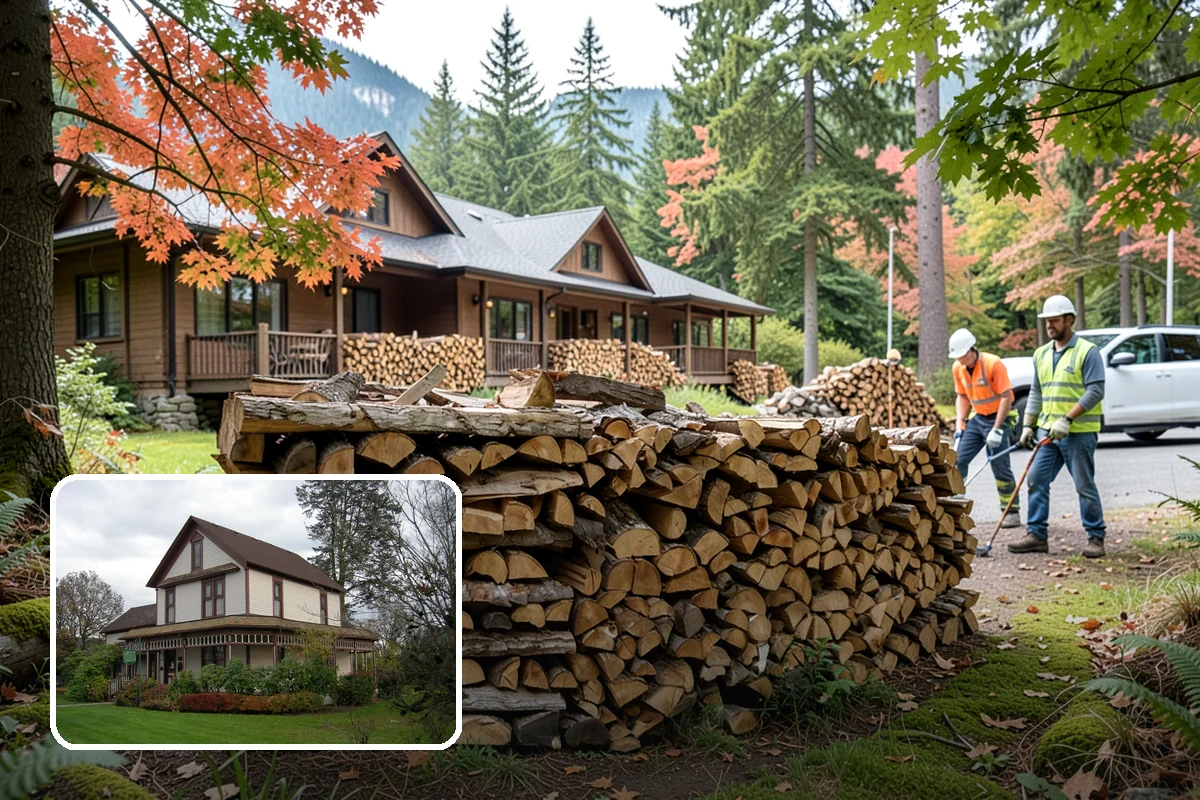 Firewood Recycling in Sumner, Pierce County, WA - Keeps usable wood out of the landfill