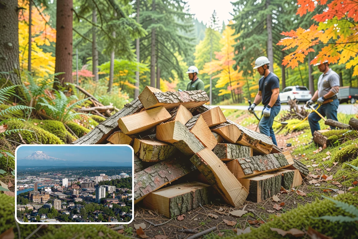 Firewood Recycling in Tacoma, Pierce County, WA - Keeps usable wood out of the landfill