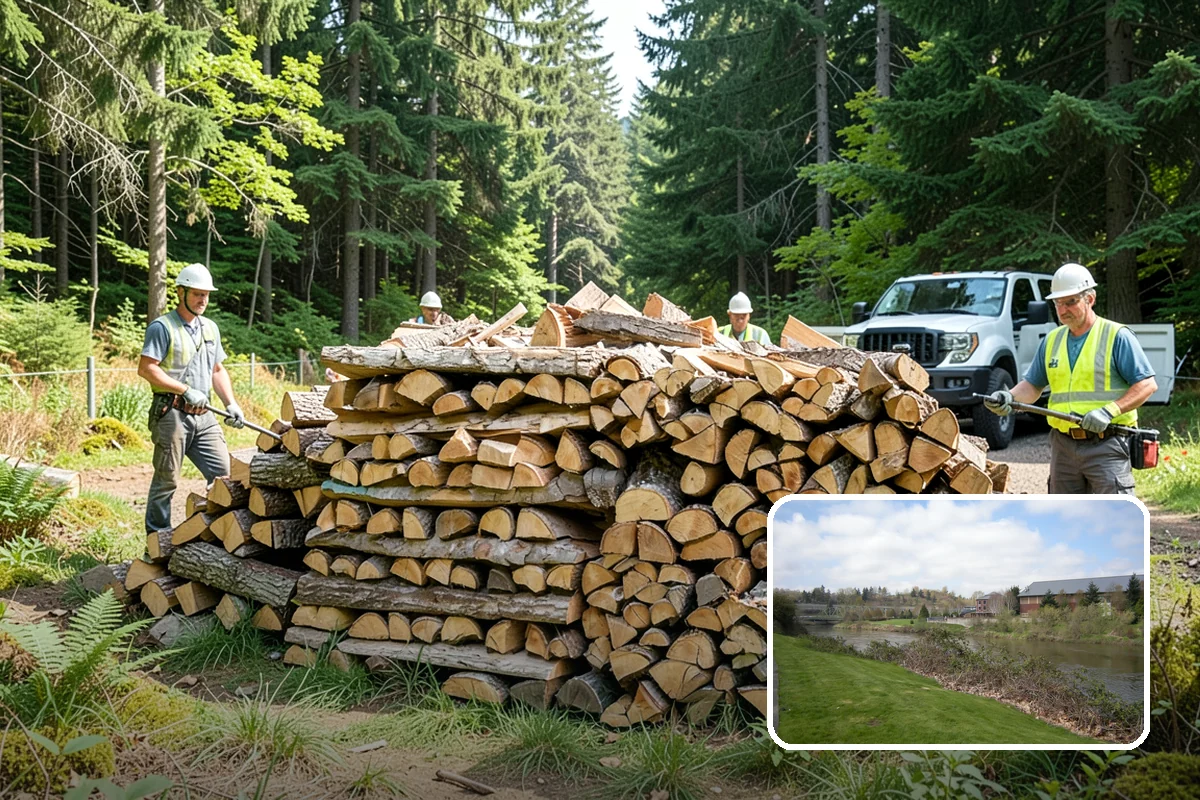 Firewood Recycling in Tukwila, King County, WA - Keeps usable wood out of the landfill
