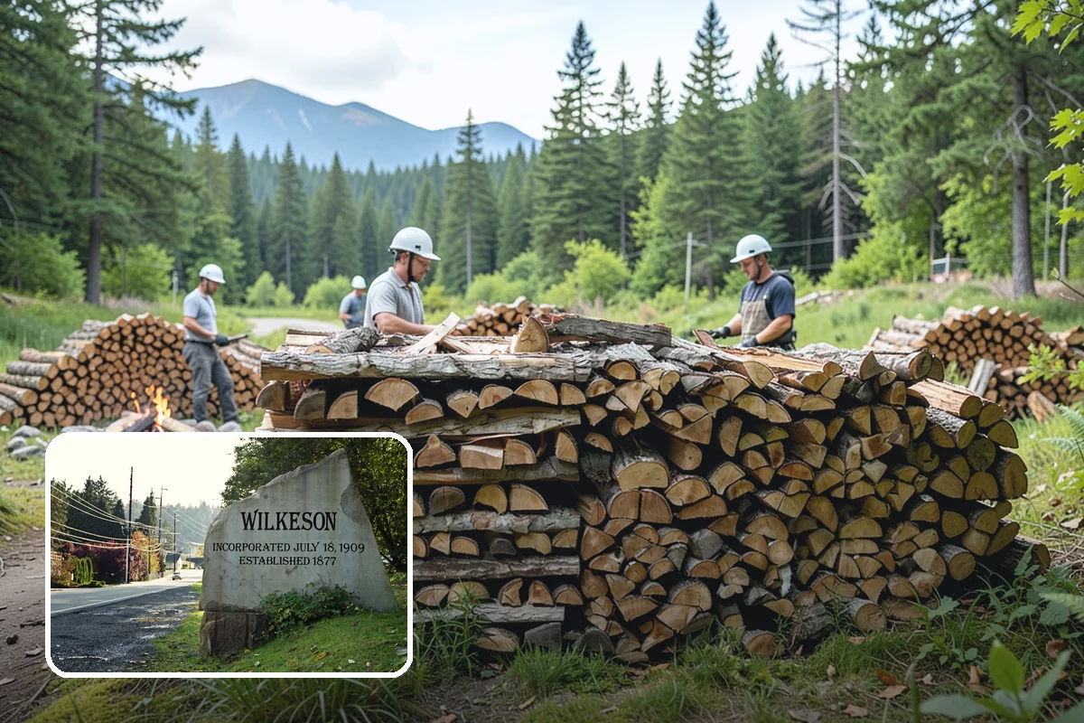Firewood Recycling in Wilkeson, Pierce County, WA - Keeps usable wood out of the landfill