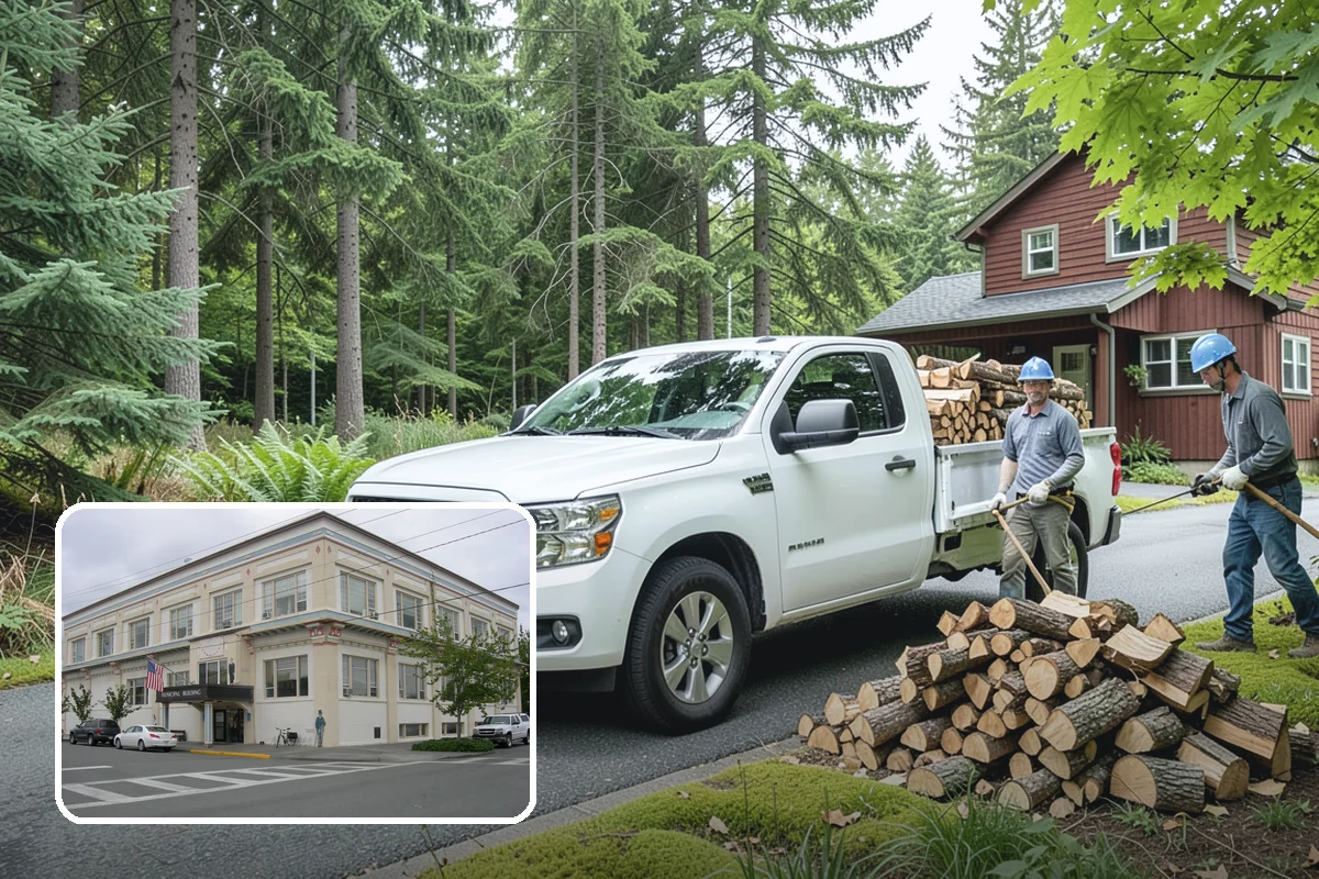 Firewood Relocation in Anacortes, Skagit County, WA - Moves heavy wood so you do not have to