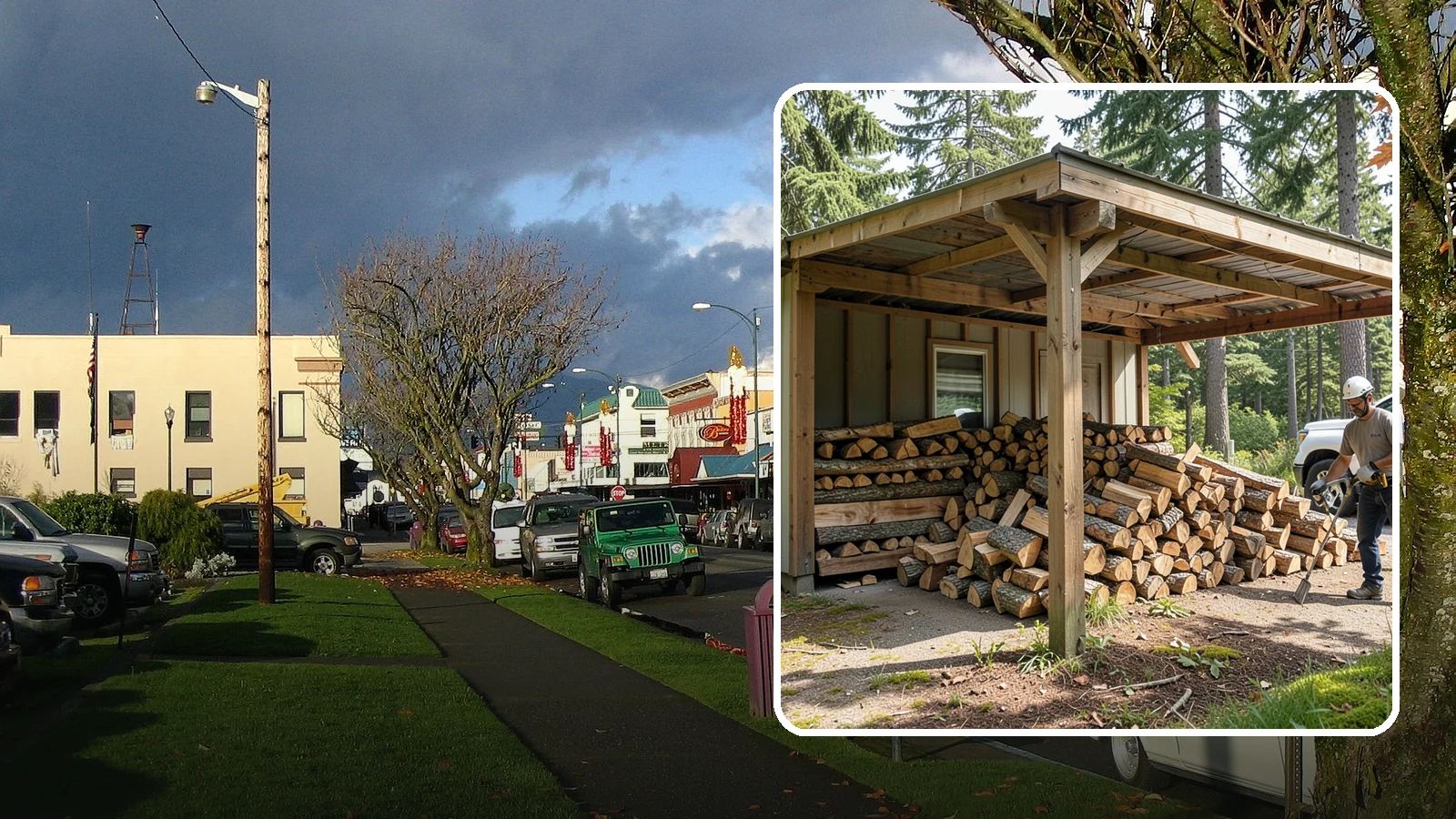 Firewood Relocation in Arlington, Snohomish County, WA - Our firewood relocation service moves your existing wood supply to a new spot, shed, or property without the back-breaking work.