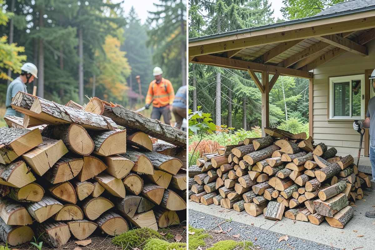 Firewood Relocation in Bonney Lake, Pierce County, WA - Show us the wood and where it needs to go