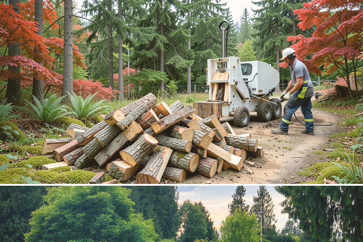 Firewood Relocation in Bonney Lake, Pierce County, WA - Often requested in early fall when moving wood into covered storage ahead of winter.