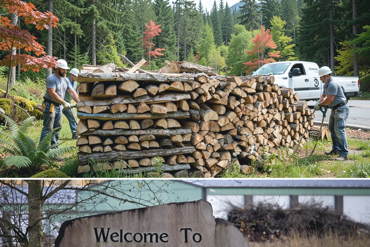 Firewood Relocation in Buckley, Pierce County, WA - Often requested in early fall when moving wood into covered storage ahead of winter.
