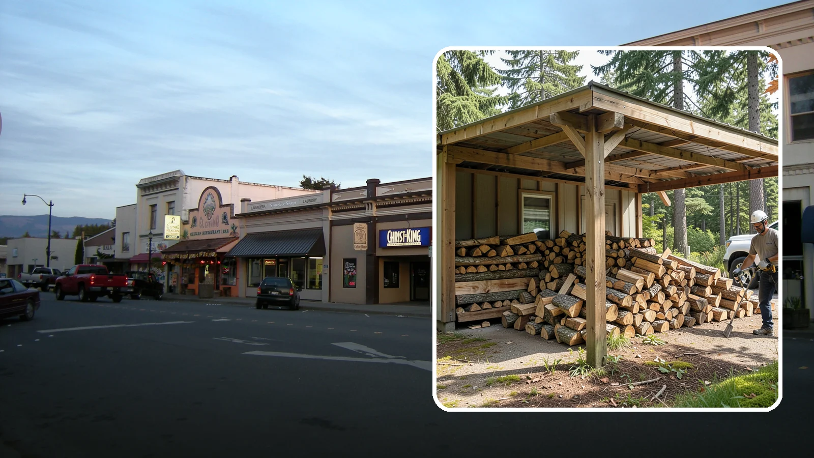 Firewood Relocation in Burlington, Skagit County, WA - Our firewood relocation service moves your existing wood supply to a new spot, shed, or property without the back-breaking work.