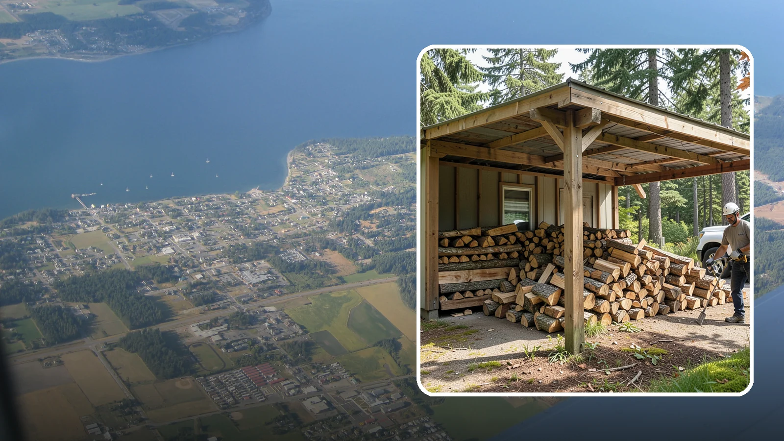 Firewood Relocation in Coupeville, Island County, WA - Our firewood relocation service moves your existing wood supply to a new spot, shed, or property without the back-breaking work.