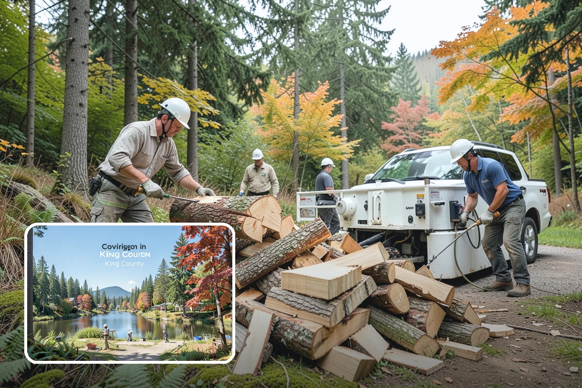 Firewood Relocation in Covington, King County, WA - Moves heavy wood so you do not have to