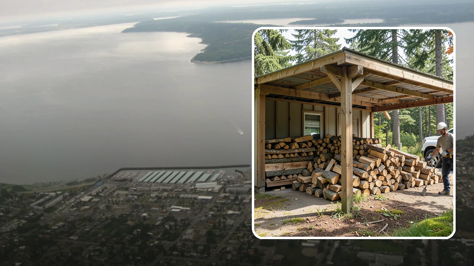 Firewood Relocation in Des Moines, King County, WA - Our firewood relocation service moves your existing wood supply to a new spot, shed, or property without the back-breaking work.