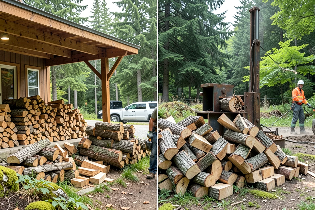 Firewood Relocation in DuPont, Pierce County, WA - Show us the wood and where it needs to go