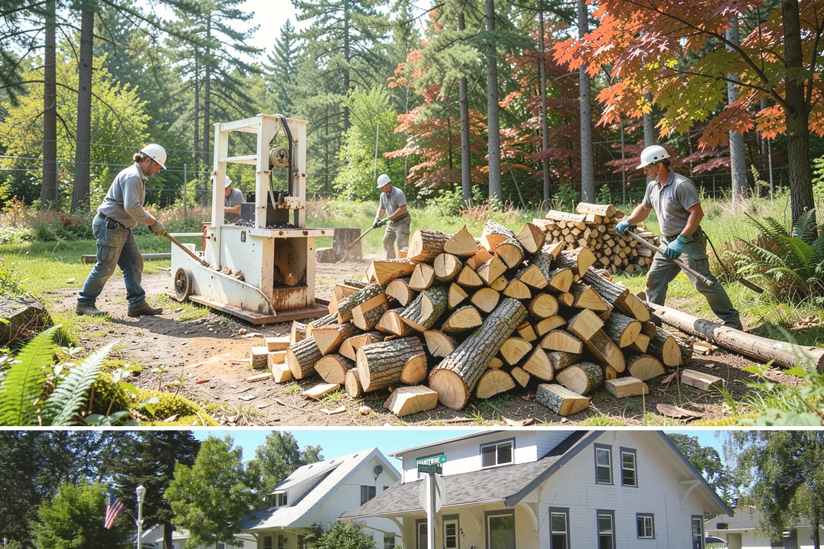 Firewood Relocation in DuPont, Pierce County, WA - Often requested in early fall when moving wood into covered storage ahead of winter.