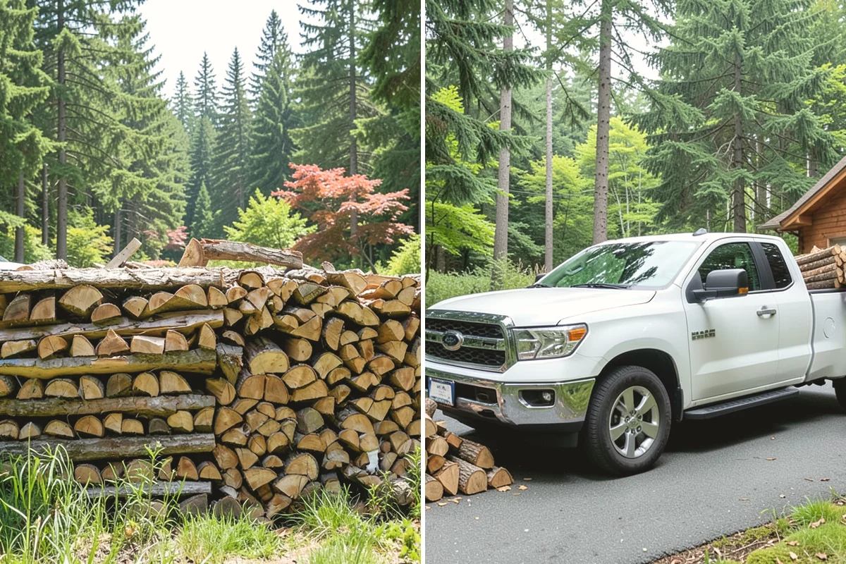 Firewood Relocation in Duvall, King County, WA - Show us the wood and where it needs to go