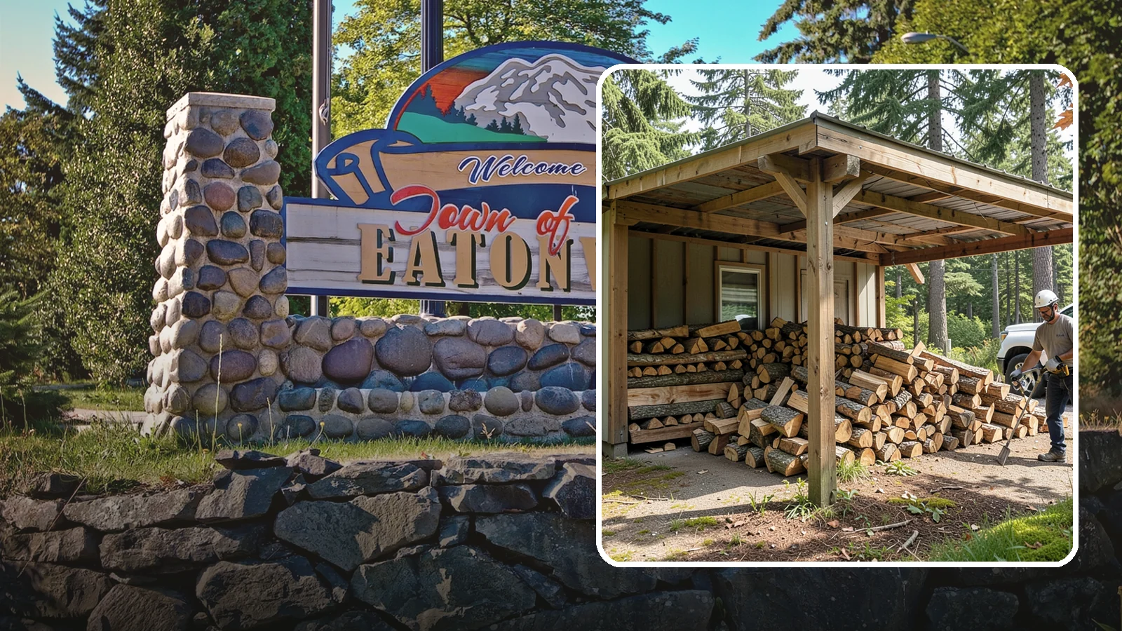 Firewood Relocation in Eatonville, Pierce County, WA - Our firewood relocation service moves your existing wood supply to a new spot, shed, or property without the back-breaking work.