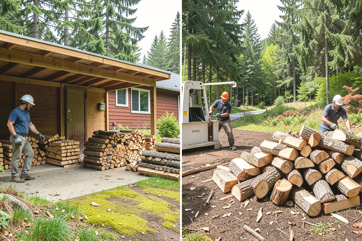Firewood Relocation in Edgewood, WA - Show us the wood and where it needs to go