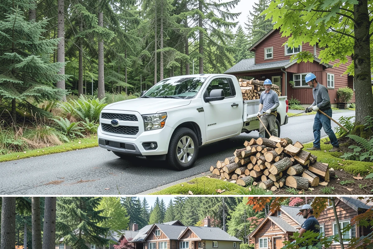 Firewood Relocation in Edgewood, WA - Often requested in early fall when moving wood into covered storage ahead of winter.