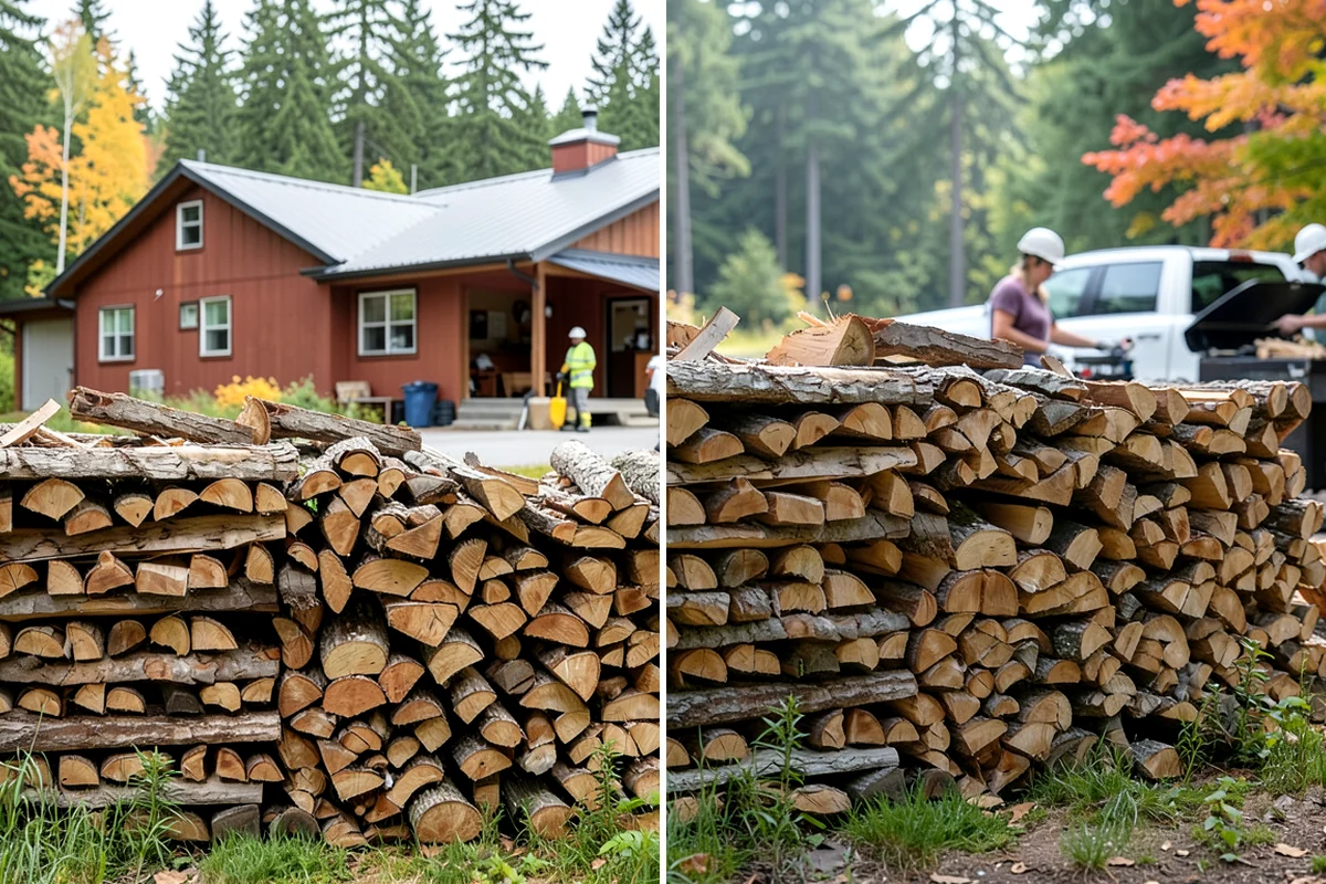 Firewood Relocation in Enumclaw, King County, WA - Show us the wood and where it needs to go