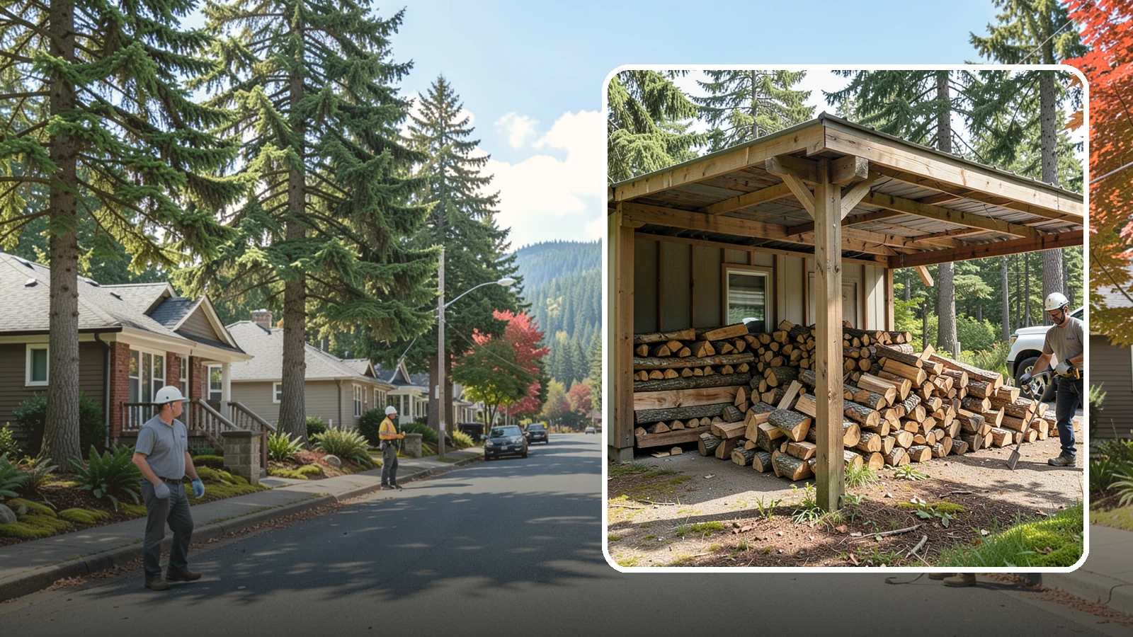 Firewood Relocation in Hunts Point, King County, WA - Our firewood relocation service moves your existing wood supply to a new spot, shed, or property without the back-breaking work.